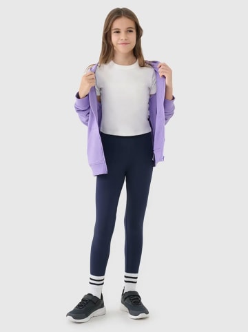 4F Legginsy w kolorze granatowym