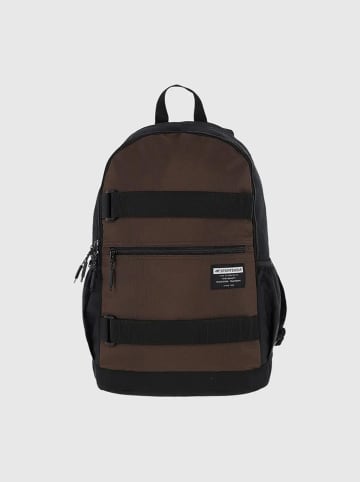 4F Rucksack in Schwarz/ Braun