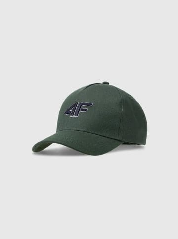4F Czapka w kolorze zielonym