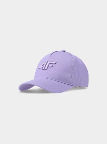 4F Czapka w kolorze fioletowym