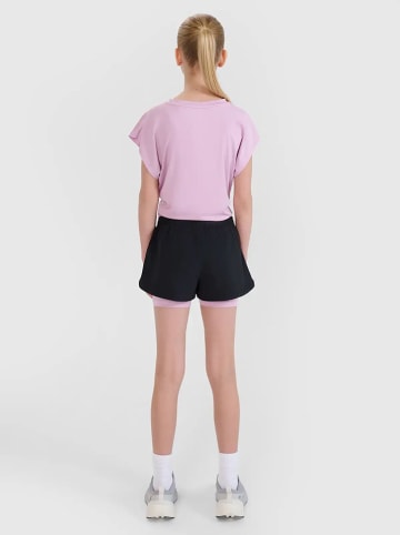 4F Shorts in Schwarz/ Rosa