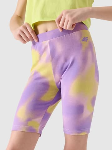 4F Short paars/geel