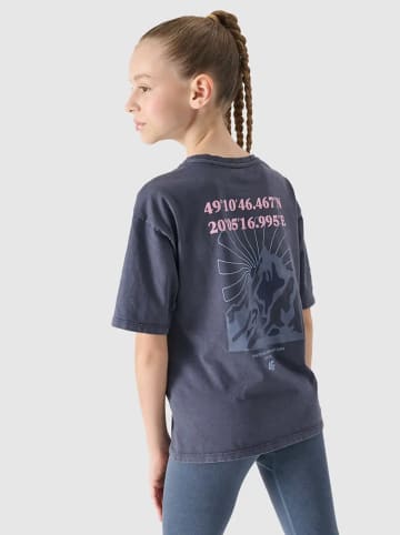 4F Shirt in Dunkelblau