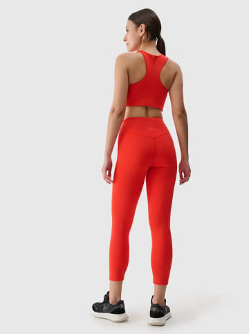 4F Trainingsleggings in Rot