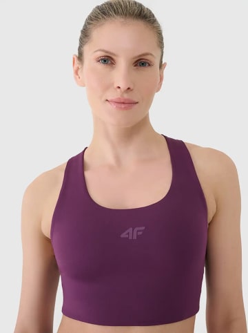 4F Biustonosz sportowy w kolorze fioletowym