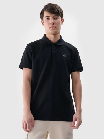 4F Poloshirt in Schwarz