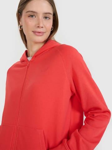 4F Bluza w kolorze czerwonym