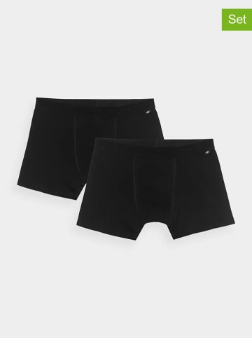 4F 2-delige set: boxershorts zwart