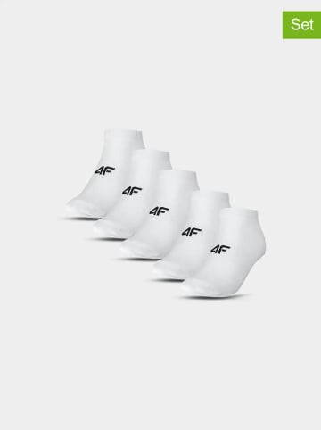 4F 5er-Set: Socken in Weiß