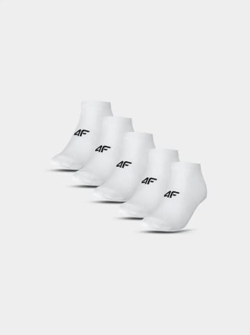 4F 5er-Set: Socken in Weiß