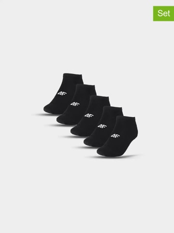 4F 5er-Set: Socken in Schwarz