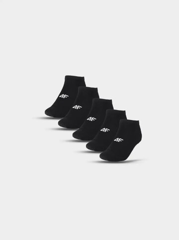 4F 5er-Set: Socken in Schwarz