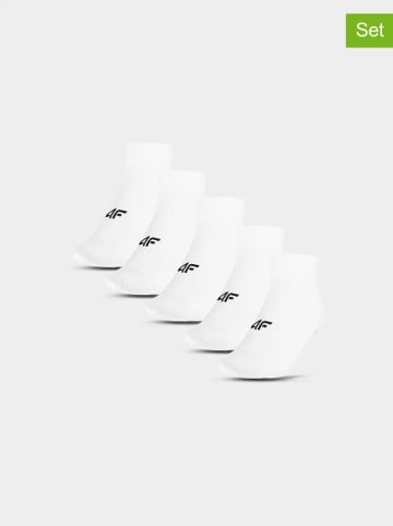 4F 5er-Set: Socken in Weiß