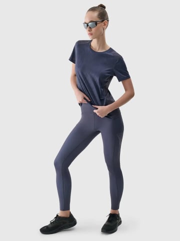 4F Legginsy sportowe w kolorze granatowym