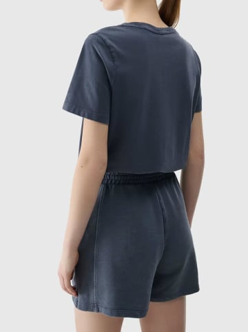 4F Sweatshort donkerblauw