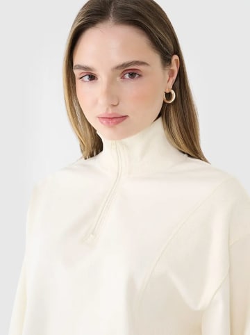 4F Bluza w kolorze kremowym