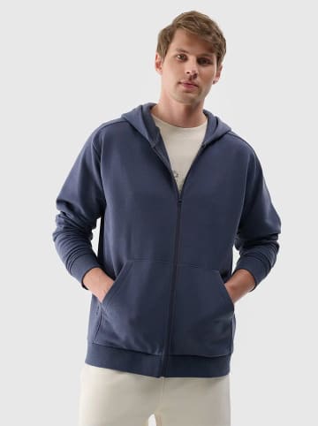 4F Sweatjacke in Dunkelblau