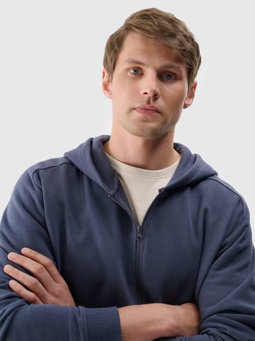 4F Sweatjacke in Dunkelblau