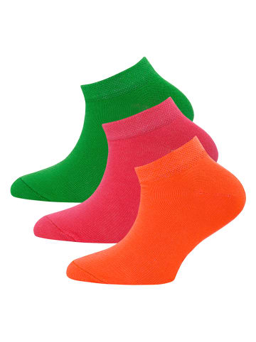 ewers 3er-Set: Sneakersocken in Bunt