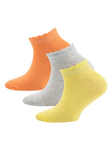 ewers 3-delige set: sneakersokken meerkleurig