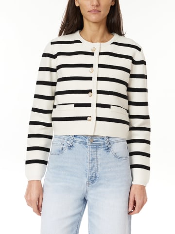 Scotch & Soda Cardigan in Weiß/ Schwarz