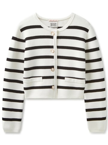 Scotch & Soda Vest wit/zwart