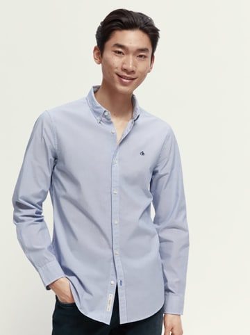 Scotch & Soda Koszula - Regular fit - w kolorze błękitnym