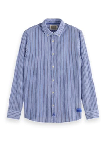 Scotch & Soda Blouse - regular fit - blauw