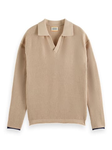 Scotch & Soda Sweter w kolorze beżowym