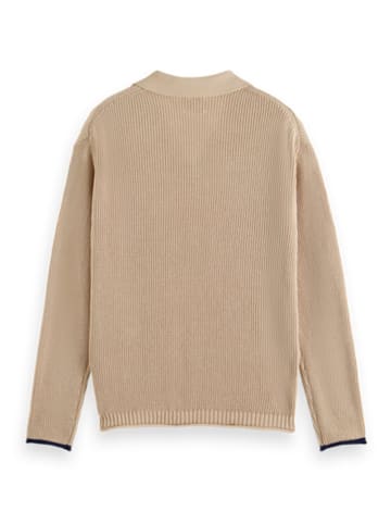 Scotch & Soda Sweter w kolorze beżowym