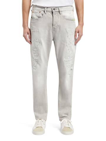 Scotch & Soda Dżinsy - Tapered fit - w kolorze szarym