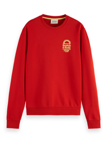 Scotch & Soda Sweatshirt in Rot