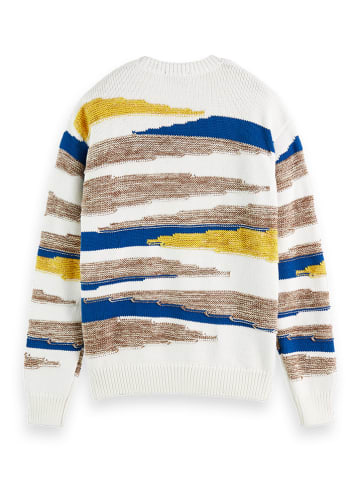 Scotch & Soda Pullover in Bunt/ Weiß
