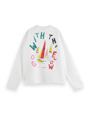 Scotch & Soda Sweatshirt in Weiß