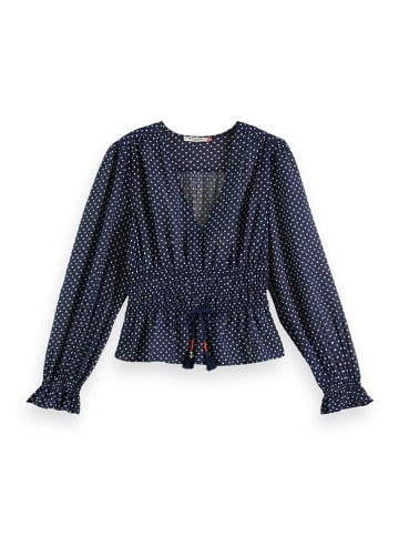 Scotch & Soda Bluse in Dunkelblau