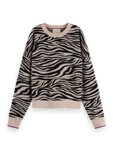 Scotch & Soda Trui beige/zwart