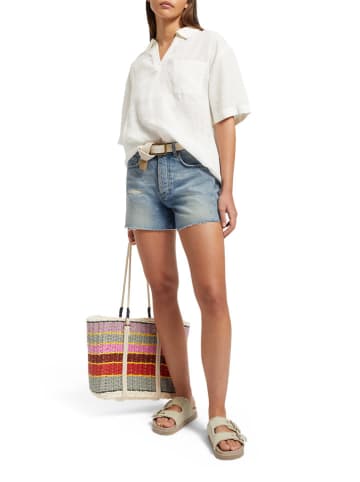Scotch & Soda Szorty dżinsowe w kolorze błękitnym
