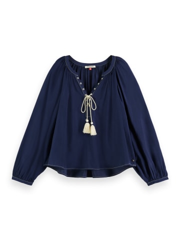 Scotch & Soda Blouse donkerblauw
