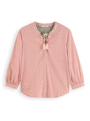 Scotch & Soda Bluzka w kolorze jasnoróżowo-beżowym