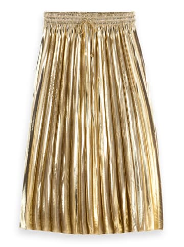 Scotch & Soda Plisseerock in Gold