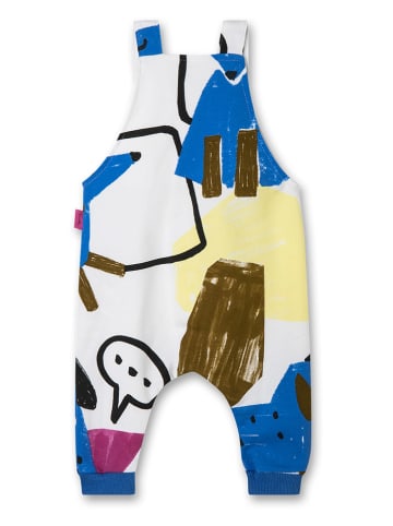 Sanetta Kidswear Tuinbroek wit