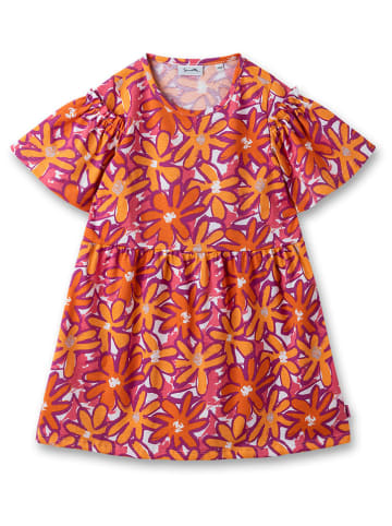 Sanetta Kidswear Kleid in Orange/ Lila