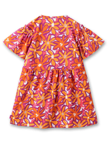 Sanetta Kidswear Kleid in Orange/ Lila