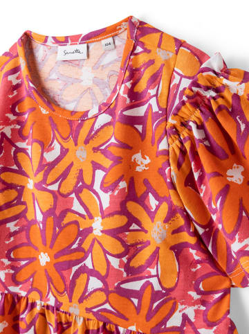 Sanetta Kidswear Sukienka w kolorze pomarańczowo-fioletowym