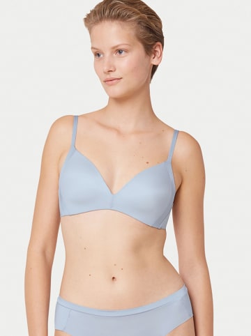 Triumph Biustonosz "Soft Touch" w kolorze błękitnym