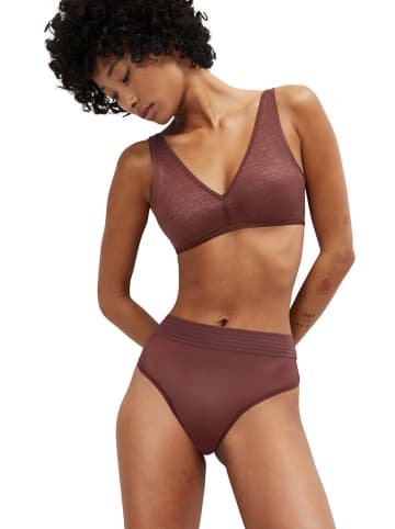Triumph String "Tempting Sheer Highwaist" in Dunkelbraun
