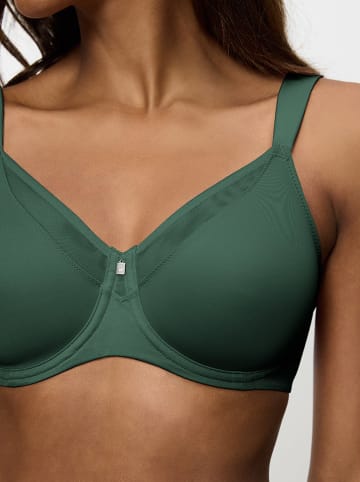 Triumph Biustonosz-minimizer "True Shape Sensation" w kolorze ciemnozielonym