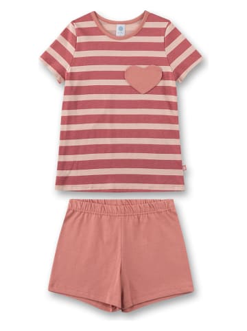 Sanetta Pyjama in Apricot/ Rosa