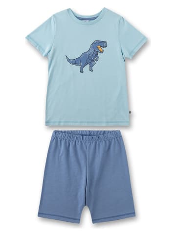 Sanetta Pyjama in Hellblau/ Blau