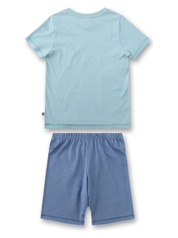 Sanetta Pyjama in Hellblau/ Blau